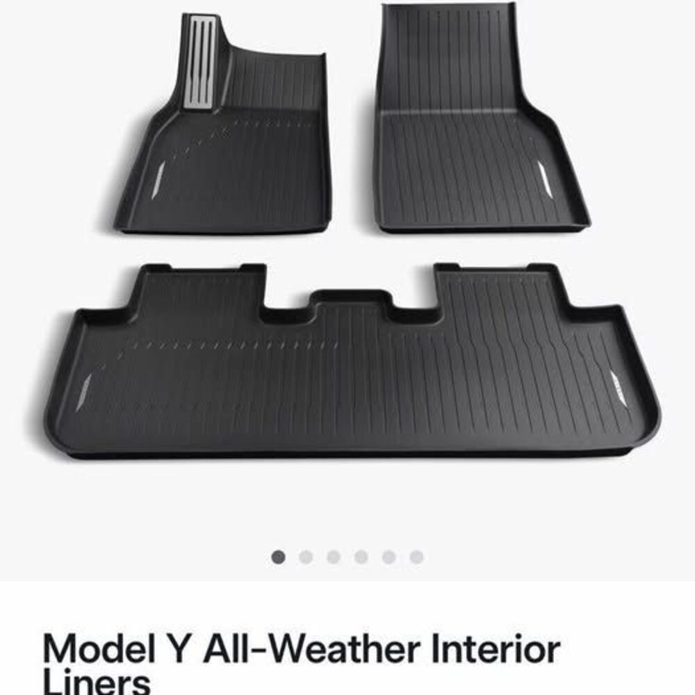 Tesla Model Y All-Weather Interior Liners / Floor Mats Year 2021-2024